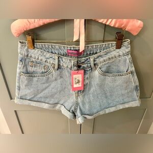 Edikted, new with tags denim shorts, size Small
